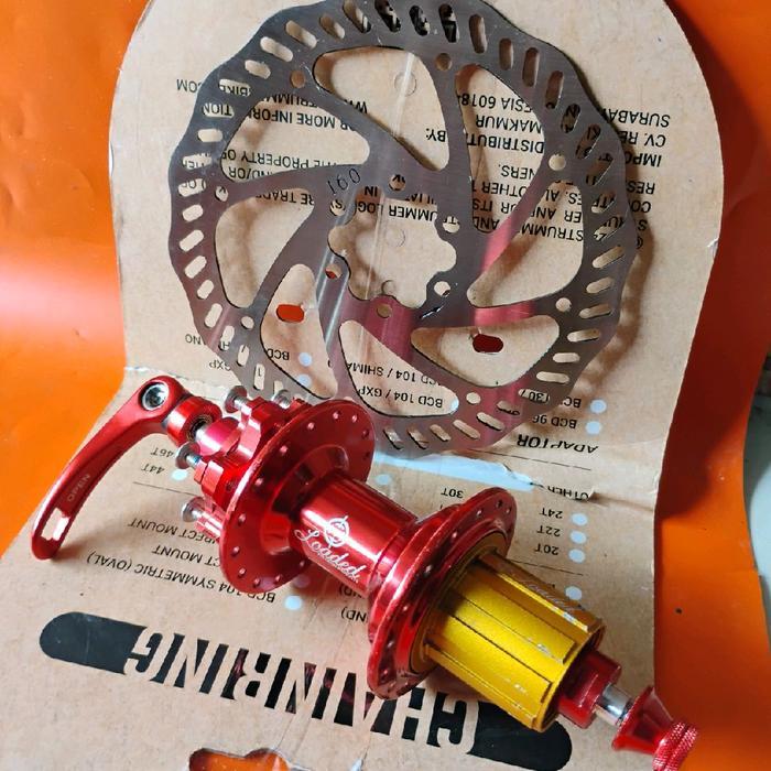 Hub Belakang Freehub 141 - 142 mm Boost QR Loaded usa untuk Polygon xtrada