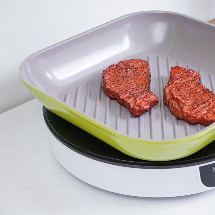 Informa Cheftopf 28 cm Wajan Panggang - Hijau Alat Masak Peralatan Dapur Bakar Alat Barbekyu