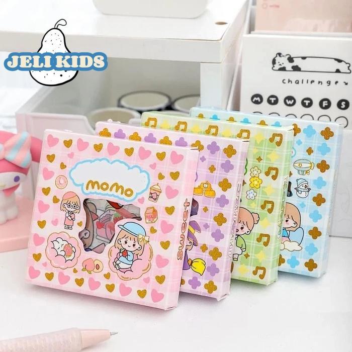 Stiker Motif Kartun Korea Stiker Jurnal Anti Air Dekorasi Handbook Scrapbook Stiker isi 100 Lembar