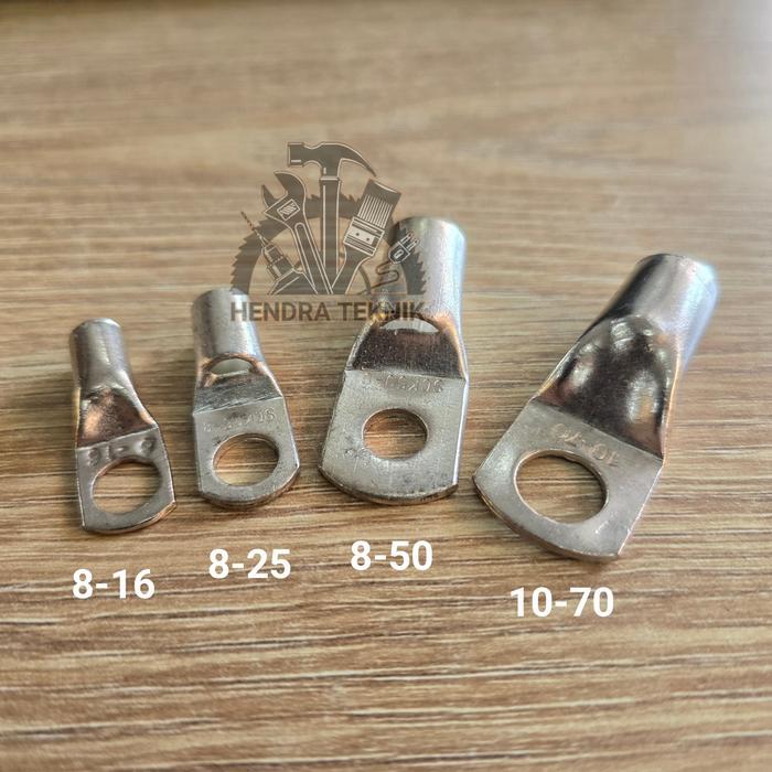 SKUN KABEL TEMBAGA 16mm 25mm 35mm 50mm TERMINAL KABEL COPPER ASLI CABLE LUG SCHOON