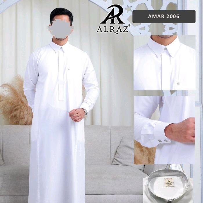 Stok Baru Jubah Alraz Kombinasi Manset Al Raz Premium