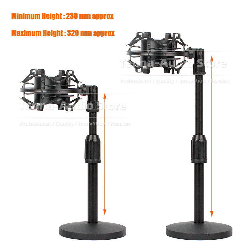 Anti Vibration Tabletop Microphone Shock Mount Holder For Behringer C-1 C-1U C-3 C1 C3 C 1 3 1U Mic