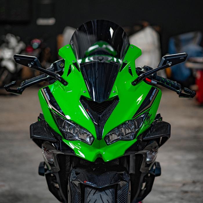 Paket Spion Kawasaki Zx25R Zx6 Circuit + Bracket Spion Cnc Gptech Kawasaki Ninja 250