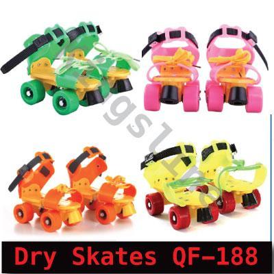 Dry Skate / Spatu Roda 4 Remaja Adjustable