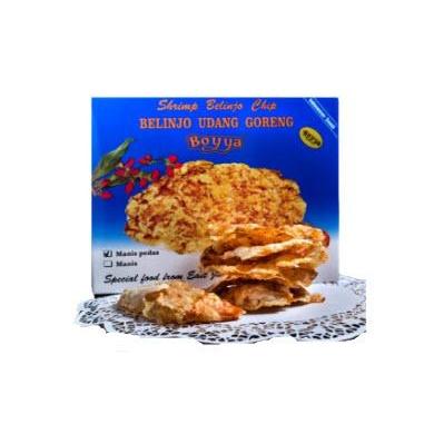 SIAPKIRIM Kerupuk Belinjo Blinjo udang goreng Camilan Siap Saji oleh2 khas Surabaya kemasan 110 gr -