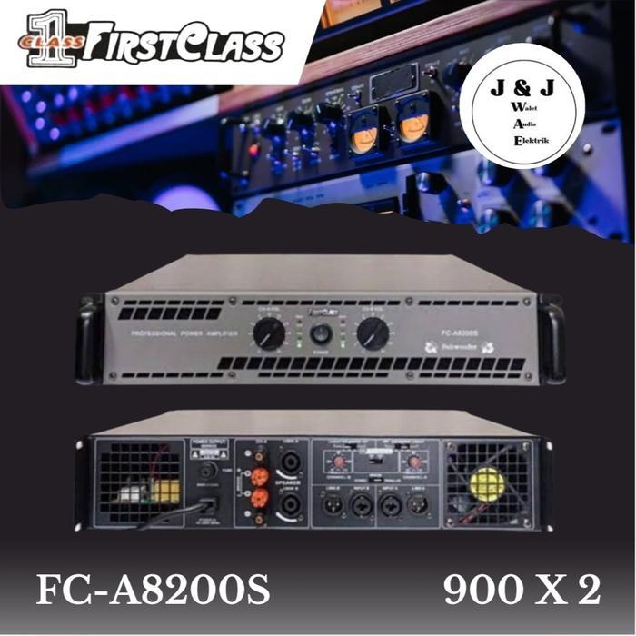 POWER AMPLIFIER FIRSTCLASS FC A8200S AMPLI PROFESIONAL FIRSTCLASS