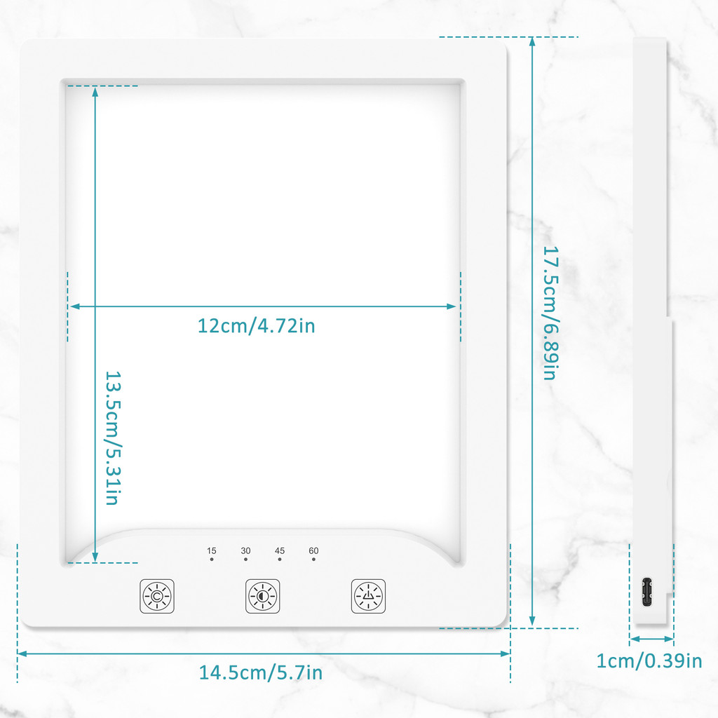 LED DAYLIGHT LAMP 10000 LUX SIMULATED SUNLIGHT LAMP DIMMABLE IMPROVE MOOD LIGHT 3 COLOR TEMPERATURE
