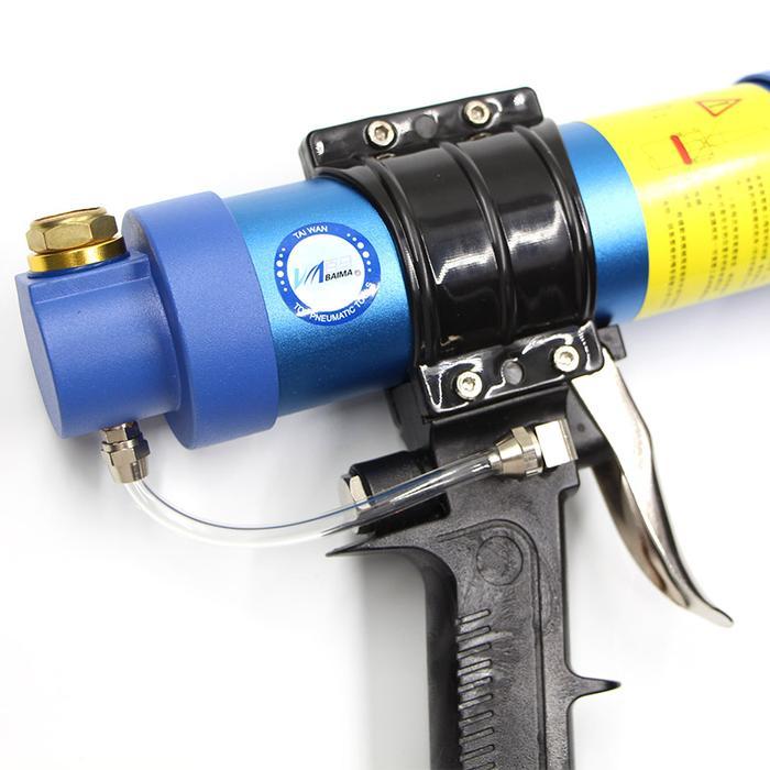 CARTRIDGE AIR GUN TOOL 310ML SOFT HARDGLUE SEALANT APPLICATOR CAULKING NEW ADJUSTABLE PNEUMATIC