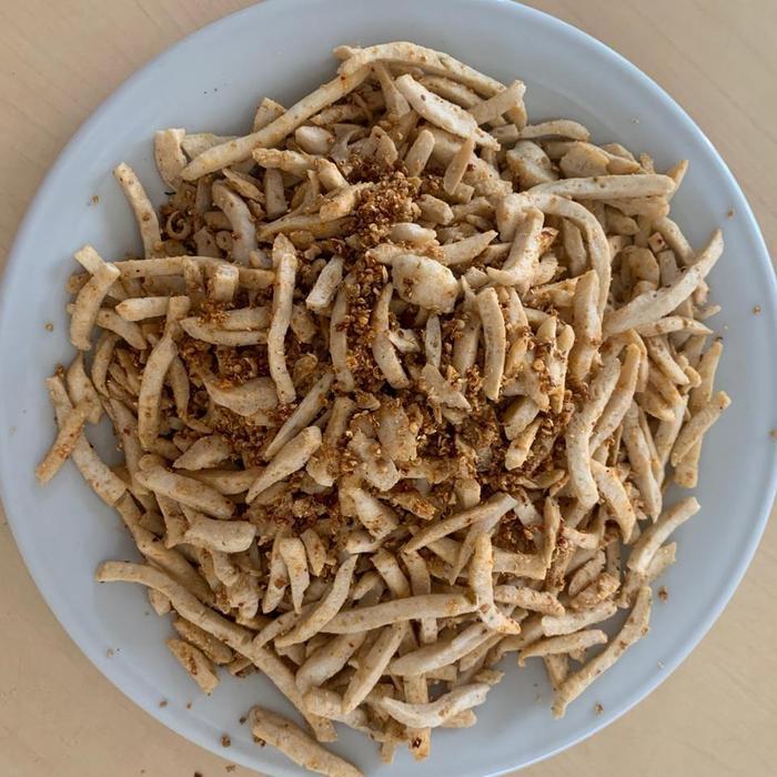 Stik Otak Otak Ketumbar Pedas Kemasan 250 Gram Dan 500 Gram