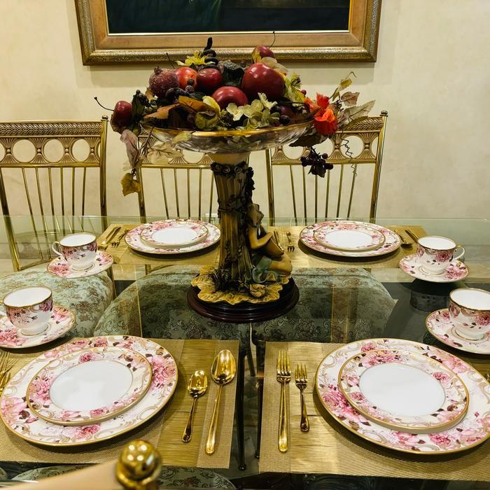 Dinner Set Piring Set Narumi Patricia Mewah Cantik