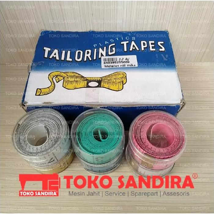 Meteran Roll Mika/meteran baju/meteran kain/meteran jahit/sentian