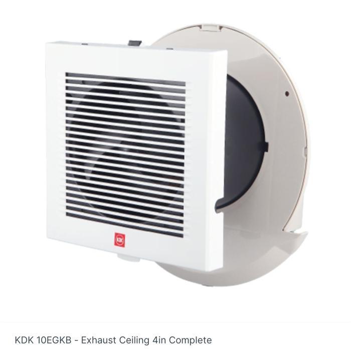 KDK 10 EGKA EXHAUST 4IN EXHAUST DINDING FAN