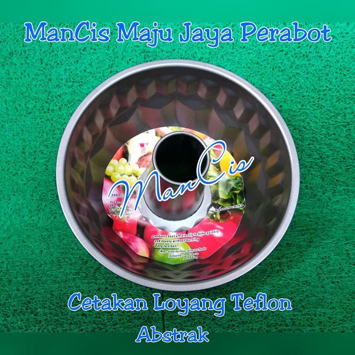 CETAKAN LOYANG TEFLON MODEL ABSTRAK / LOYANG BOLU / LOYANG PUDDING