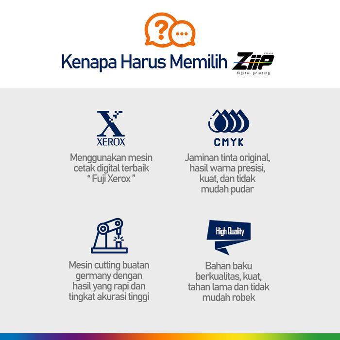 [] Cetak Sticker Label Vinyl A3+