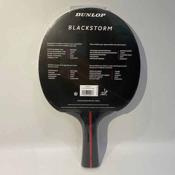 Bat Dunlop Blackstorm Bet Tenis Meja Pingpong Original