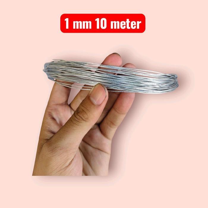 PAKET KAWAT ALUMUNIUM 30 METER KAWAT BONSAI KAWAT KERAJINAN KAWAT JEMURAN KAWAT RAMBATAN ANGGUR