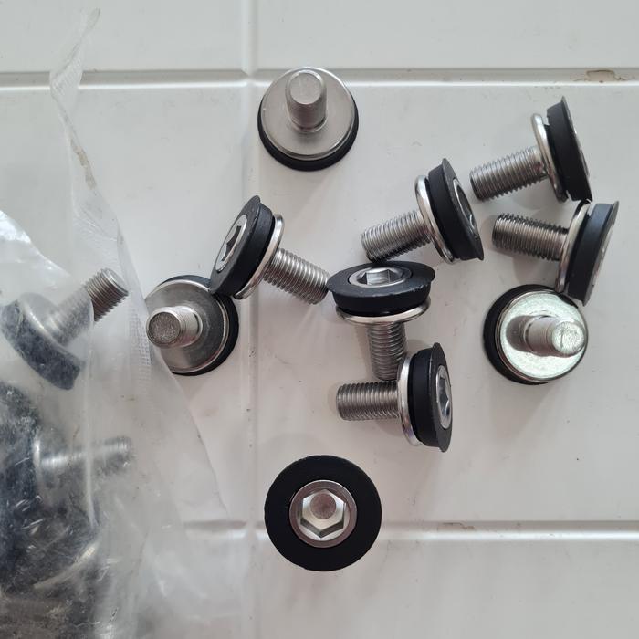 (1PC) BAUT TUTUP BB KOTAK ULAGO CRANK ARM CRANKSET NECO LITEPRO KUNCI L COVER AS BOLT NUT MTB SELI