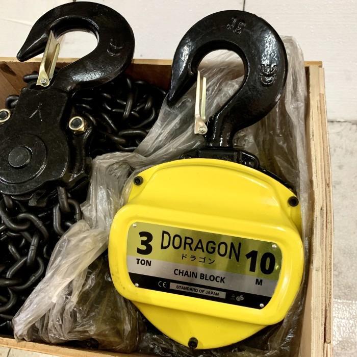 Promo Doragon Chain Block 3 Ton 10 Meter Takel 3T X 10M Katrol Kerekan Hoist Termurah
