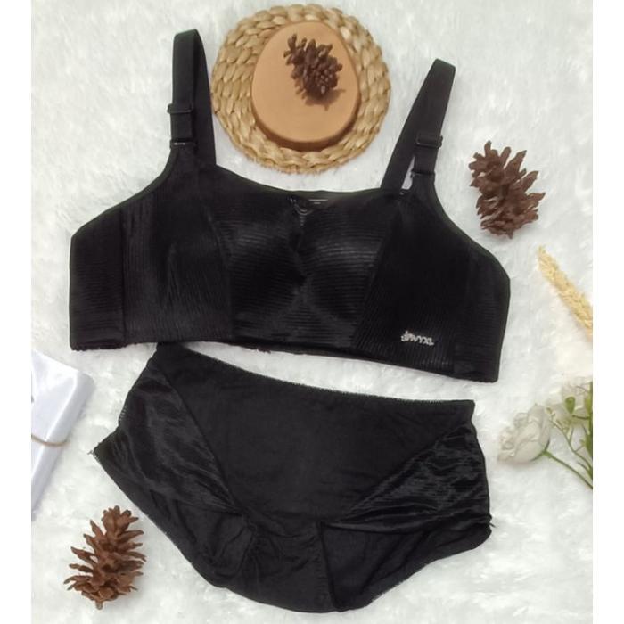 Bra Wanita Kemben Bra Set+Cd Tanpa Kawat Busa Tebal -+3-4Cm Size32-38 Kait 3 Bra Push Up Set Kemben