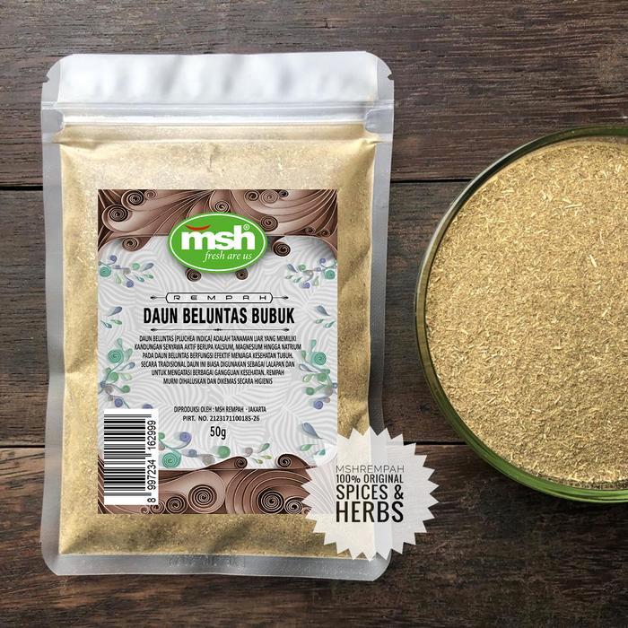 DAUN BELUNTAS BUBUK