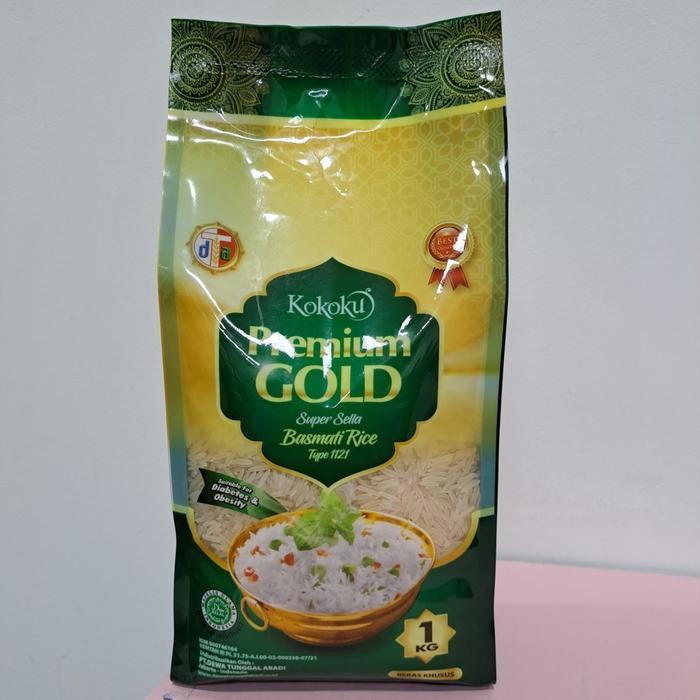 [] Beras Online - Kokoku Beras Basmati Super Sella 1 kg