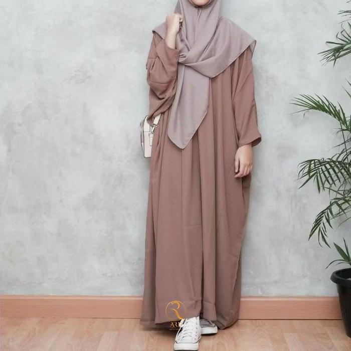 Abaya Hitam Polos wanita Abaya Turkey Baju Umroh 2022 Basic fashion