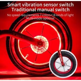 XPUSH LAMPU RGB HUB FREEHUB WHEELSET VELG SEPEDA ANAK BALANCE BIKE PUSHBIKE BMX