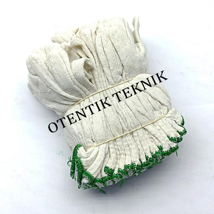 "New" Sarung Tangan 3 Benang Sumo 1 KARUNG - Katun Putih - Isi 12 pasang - Hand Glove 1 BAL