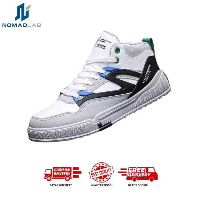 Aerostreet - Nomad Trendy Sepatu Sneakers Kasual Running Ringan S52 Casual Karet Shoes Sport