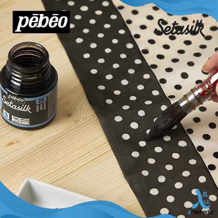 Pebeo Setasilk Cat Kain Sutra Fabric Paint DIY Cair