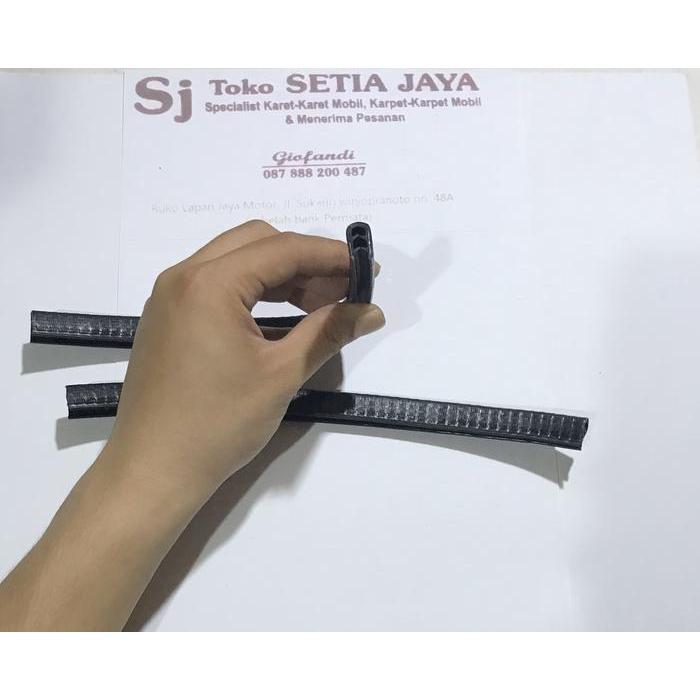 KARET STABILIZER MOBIL KARET U JEPIT DOOR GUARD / PELINDUNG PINTU MOBIL KUALITAS TERJAMIN