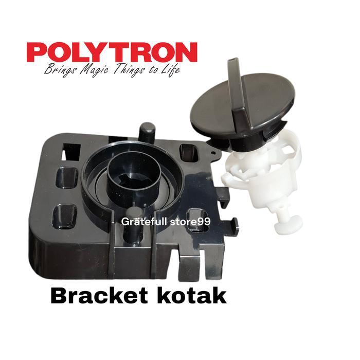 SET BRACKET-SELEKTOR-KNOP MESIN CUCI POLYTRON 2 TABUNG