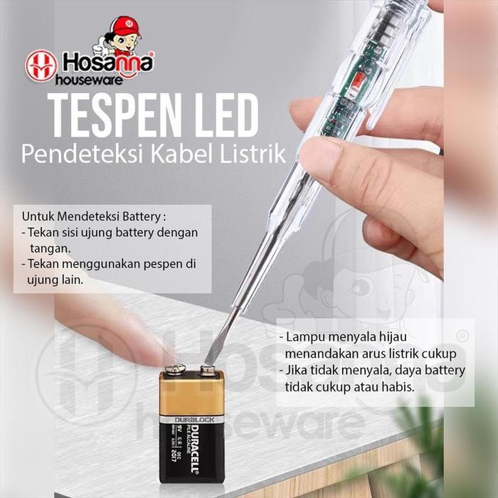 Obeng Tespen Listrik / Obeng Tester Sensor Minus