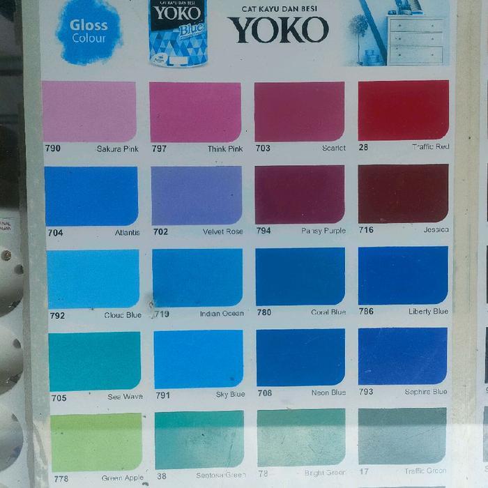 Yoko Cat Sintetic Merk Yoko 1 Liter Untuk Cat Kayu Dan Bedi Berkualitas Tinggi Co
