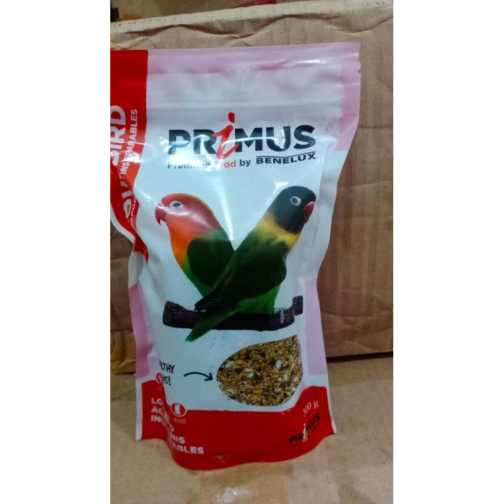 Pakan Burung Lovebird Primus Benelux Pakan Import Berkualitas
