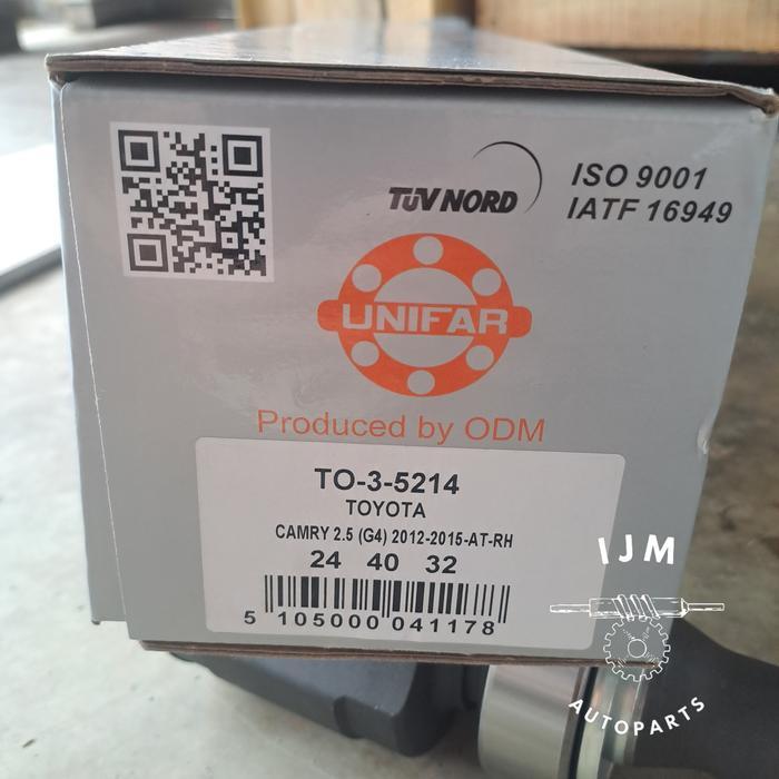 CV Joint As Roda Dalam Kanan Toyota New Camry XV50 2.5 2013 - 2015 Unifar