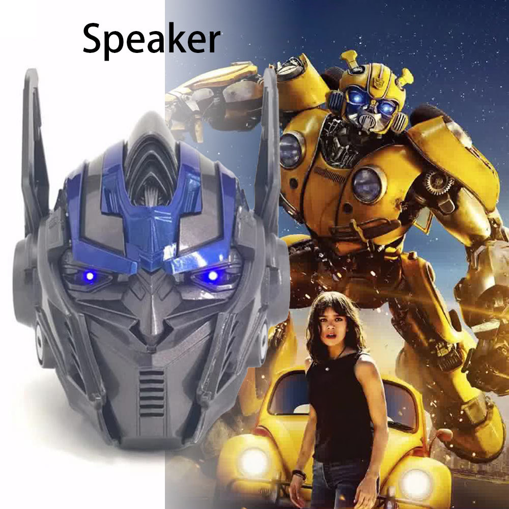 Bluetooth Speaker Bumblebee Optimus Prime Mini Wireless Speakers Subwoofer Stereo Transformers LED