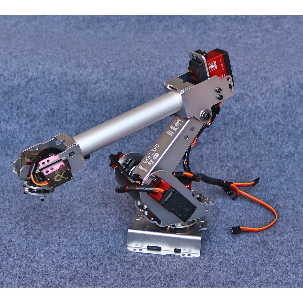 6 Axis Robot Arm With 6pcs Servos For Arduino Robotic Arm Model Multi-Axis Manipulator Robot Model