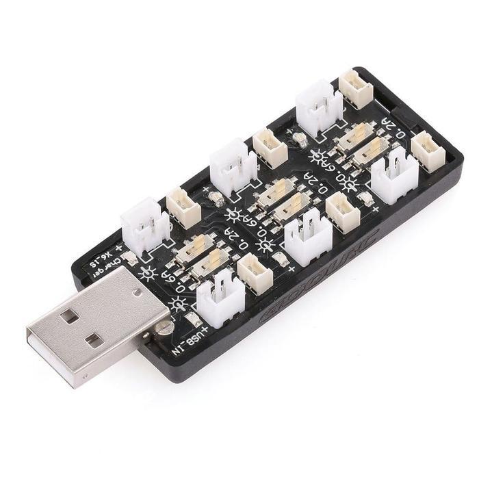 Charger Baterai Batre Battery Lipo 1S LiPo USB 1S lihv 6Channel 3.7V