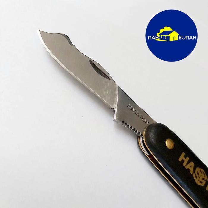 "New" PISAU OKULASI Stek Grafting Knife Lipat Saku - HASSTON PROHEX