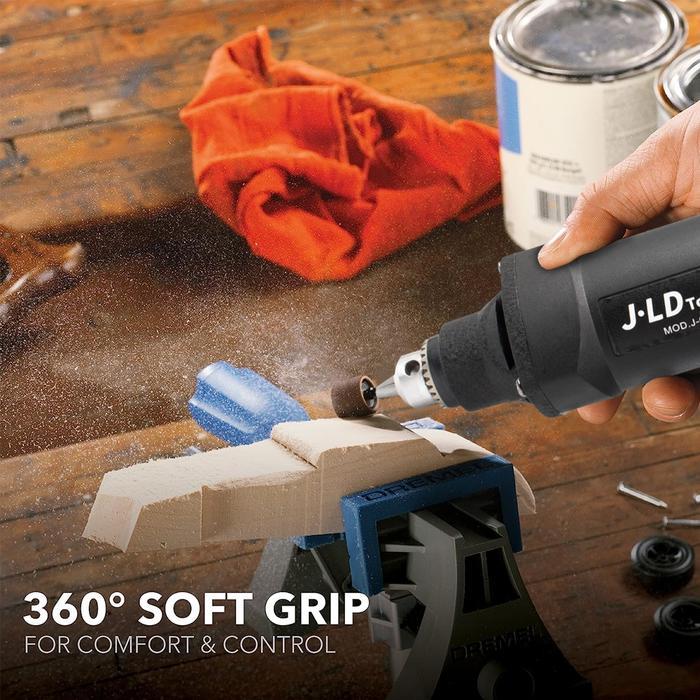 JLD ELECTRIC MINI DIE DRILL GRINDER CARVER SET MESIN BOR TUNER LISTRIK CHUCK 6MM POWER ROTARY TOOL