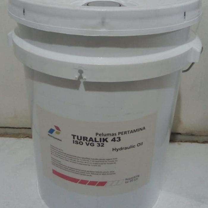 OLI HIDROLIK TURALIK 43 ISO VG 32 ISI 20 LITER