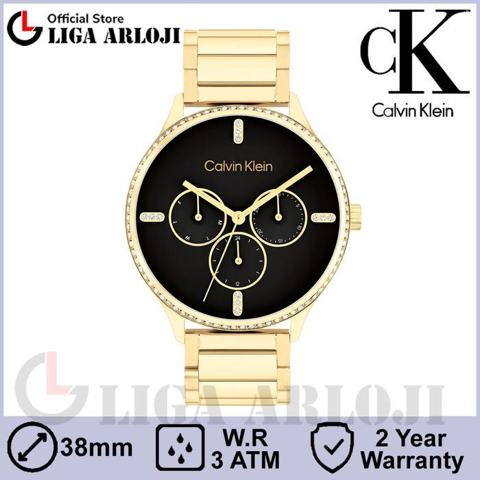 Sedia CALVIN KLEIN 25200371 Jam Tangan Wanita Analog Stainless Steel Original CK