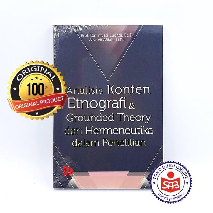 TERMURAH Analisis Konten Etnografi Dan Grounded Theory - Darmiyati Zuchdi READY STOCK