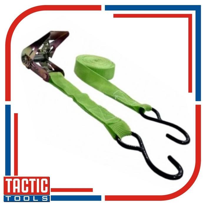 Gumi Tali Pengikat Barang / Ratchet Tie Down 1inch x 5m