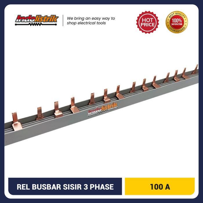 Rel Busbar Sisir 3 Phase 100A TAB Sisir MCB