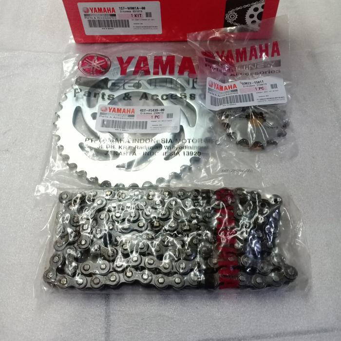 Gear Gir Set Gearset Girset Yamaha Jupiter Mx 135 Lama Old Asli Original Ori Ygp 1S7-W001A-00