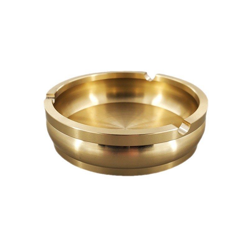 Portable Brass Ashtray Home Ashtray Office Hotel Ashtray Desktop Ornament Car Office Ashtray All