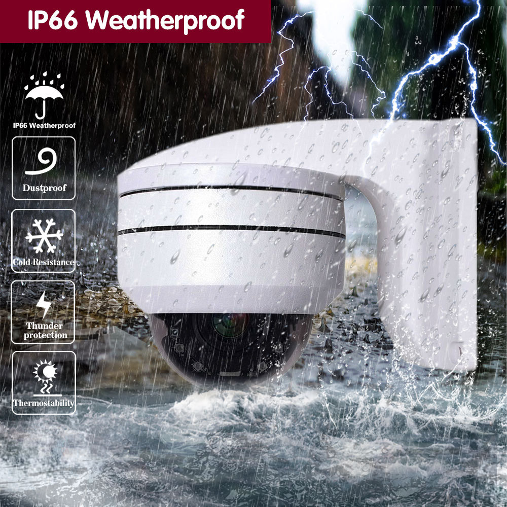 5MP 10X Zoom AHD PTZ Security Dome Camera Outdoor Waterproof CCTV Analog Surveillance Camera Night