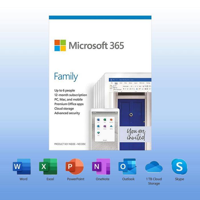 Microsoft Office 365 Family Original 5 Device 1TB
